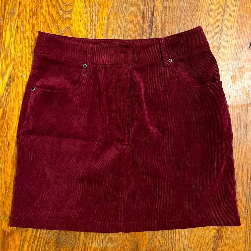Shein corduroy skirt